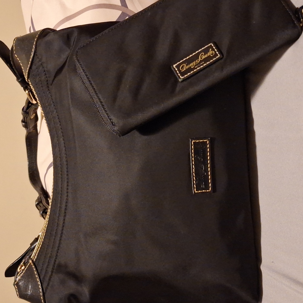 👜Dooney & Bourke Lge Erica Nylon Blk Bag & Dooney Wallet
